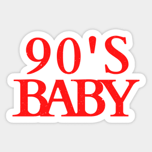 90's Baby Chic Design Sticker